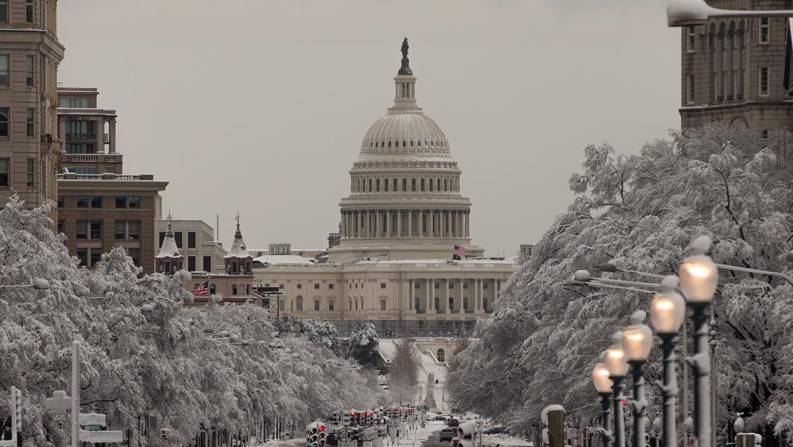 国Q华盛顿暴雪